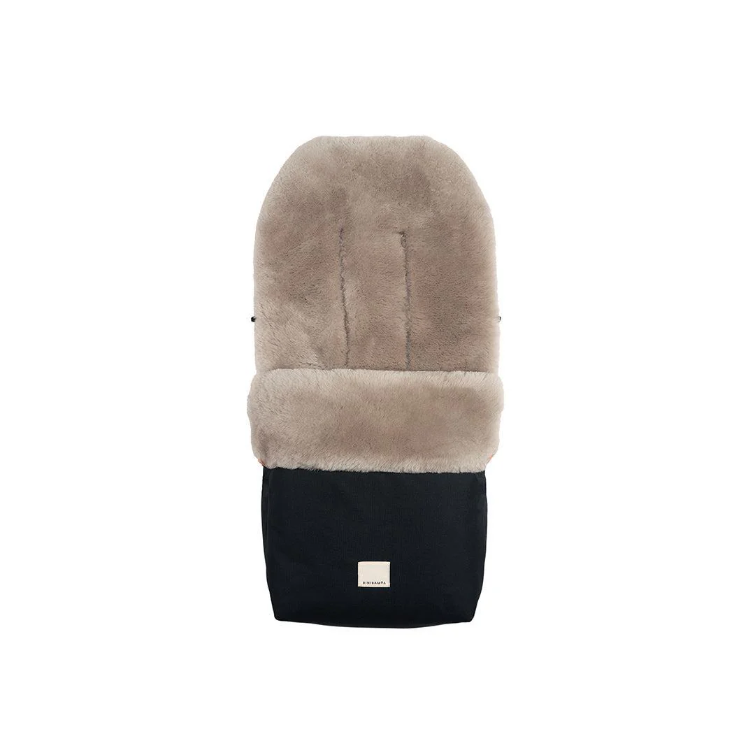 BINIBAMBA Puffmuff - Noir + Toast