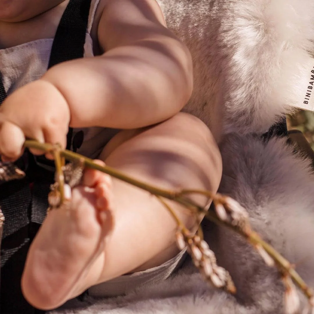 BINIBAMBA Merino Sheepskin Snuggler - Moon - Image 3