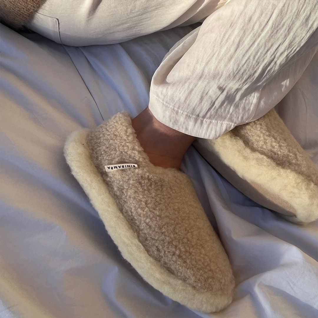 BINIBAMBA Snuggle Womens Booties - Peanut - Image 3