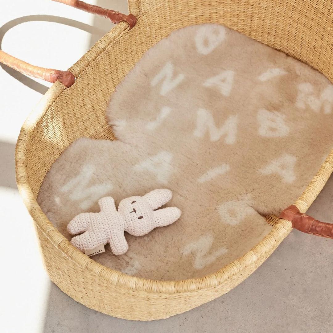 Binibamba Merino Sheepskin Snuggler - Alphabet - Image 4