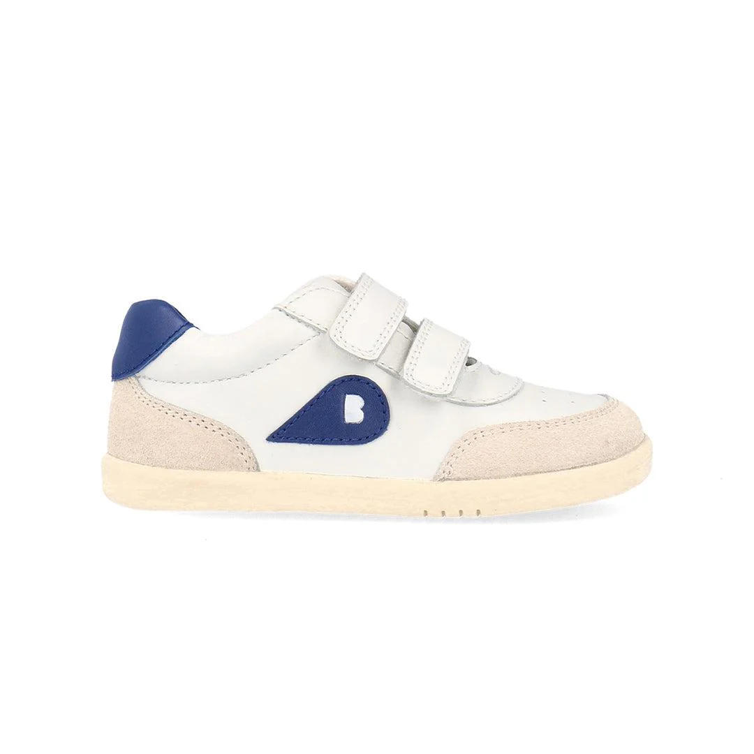 Bobux I-Walk Champ Shoes - Chalk + Gentian Blue