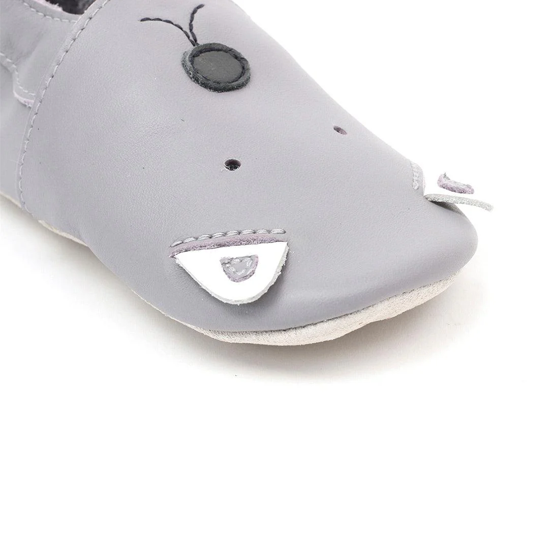 Bobux Soft Sole Woof - Gull Grey - Image 4