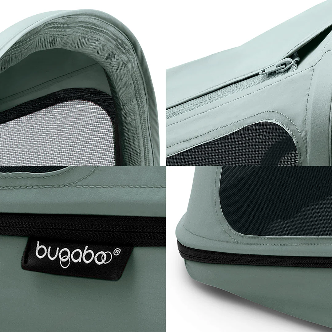 Bugaboo Donkey Breezy Sun Canopy - Pine Green - Image 2