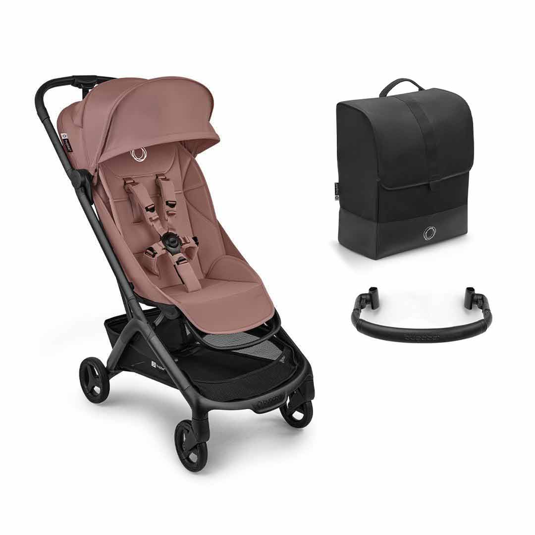 Bugaboo Butterfly 2 Complete Compact Stroller - Dusky Pink - Image 23