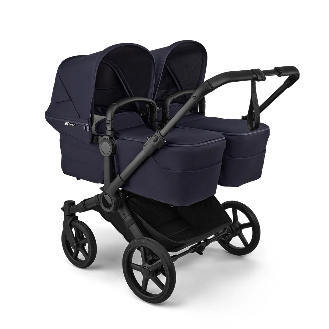 Bugaboo Donkey 6 Twin Carrycot Fabric Complete - Deep Indigo - Image 2