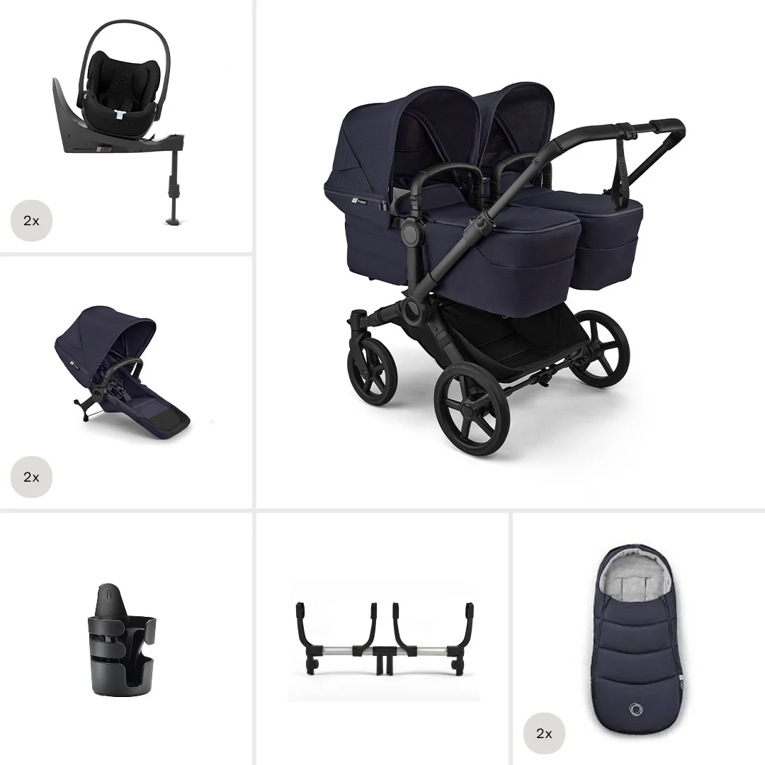 Bugaboo Donkey 6 Twin Ultimate Cloud T Newborn Bundle - Image 3