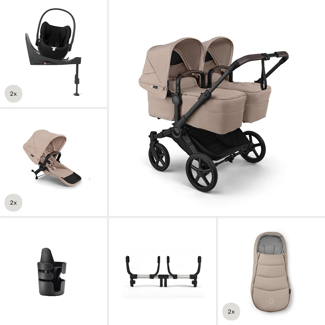 Bugaboo Donkey 6 Twin Ultimate Cloud T Newborn Bundle - Image 6