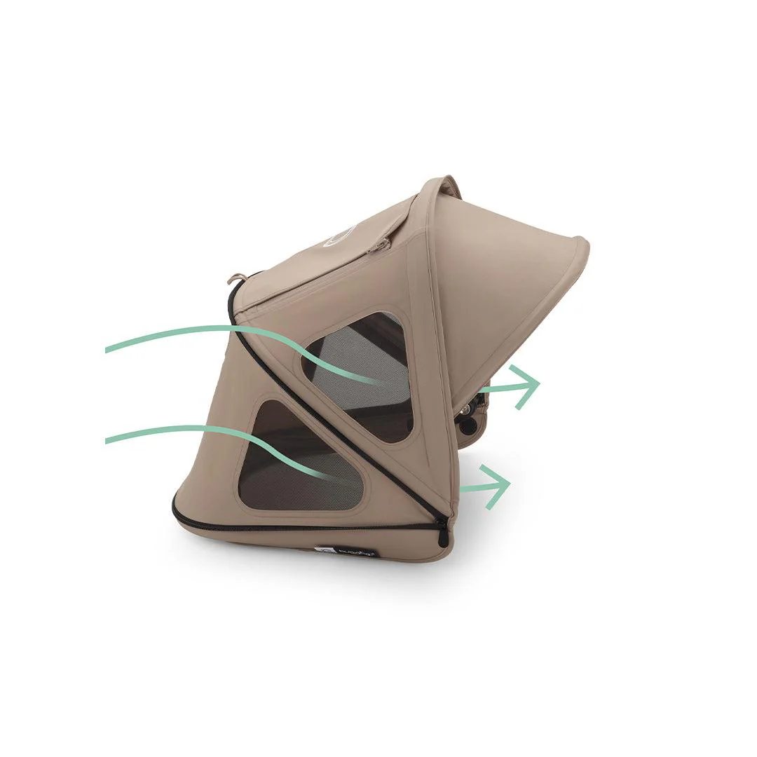 Bugaboo Dragonfly Breezy Sun Canopy - Dune Taupe - Image 4