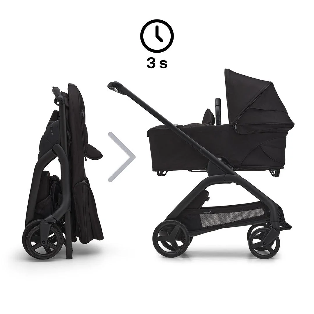 Bugaboo Dragonfly Complete Pushchair - Midnight Black - Image 11