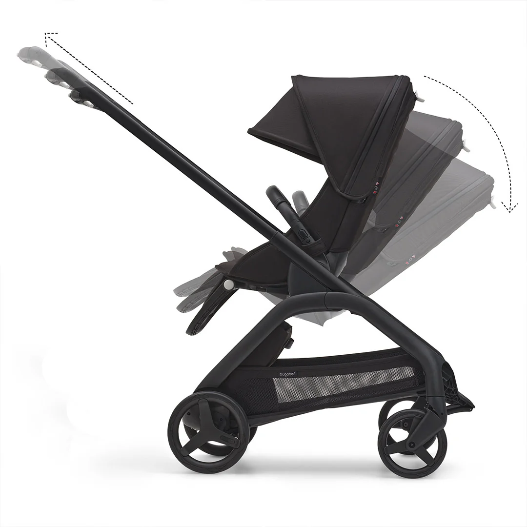 Bugaboo Dragonfly Complete Pushchair - Midnight Black - Image 12
