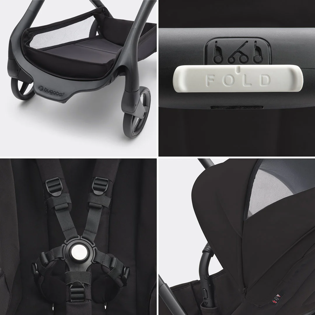 Bugaboo Dragonfly Complete Pushchair - Midnight Black - Image 9