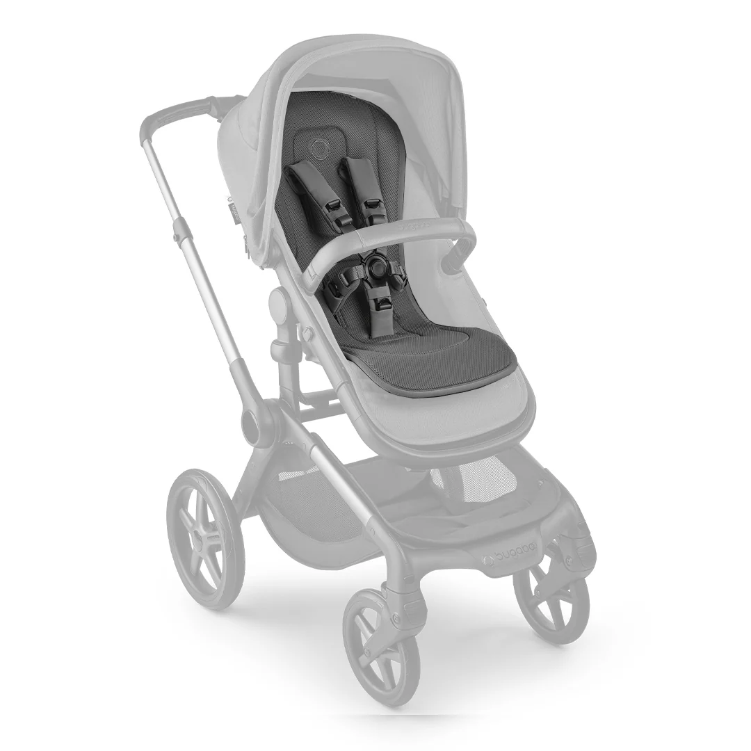 Bugaboo Dual Comfort Seat Liner - Moon Grey - Image 2