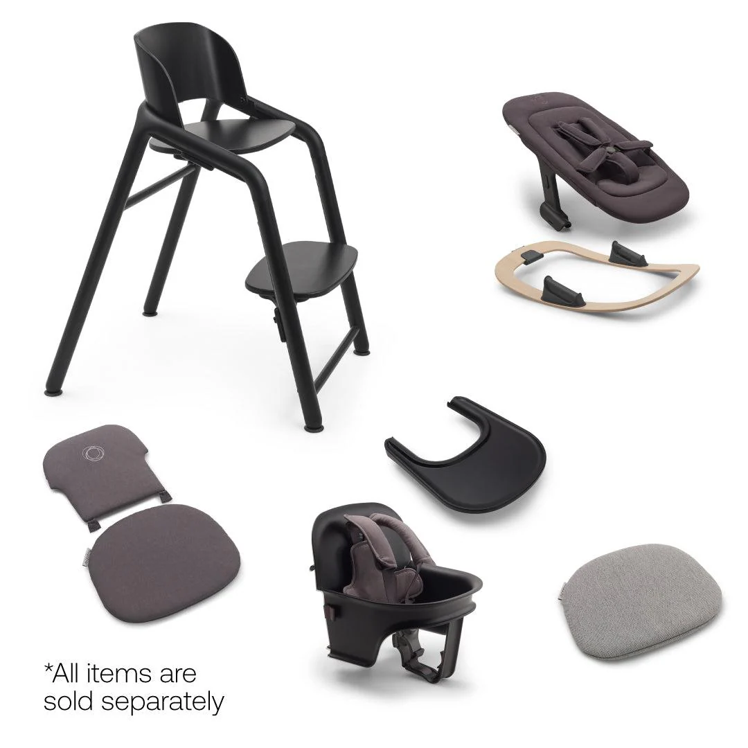 Bugaboo Giraffe Highchair - Black/Black - Image 7
