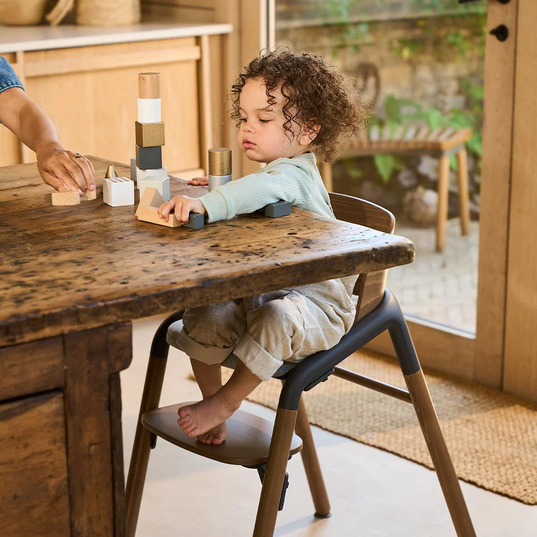 Bugaboo Giraffe Highchair - Wood/Grey - Image 2