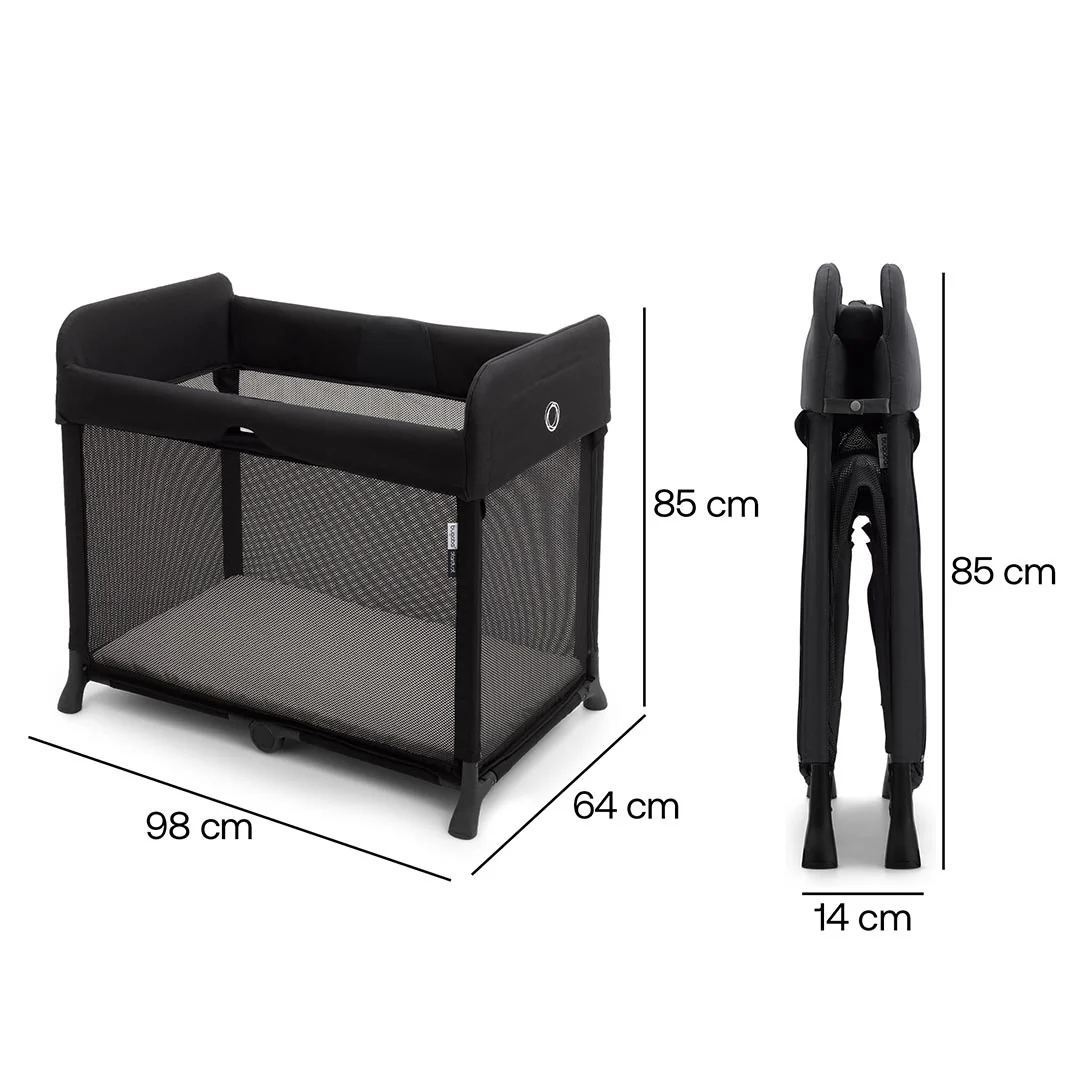Bugaboo Stardust Travel Cot - Black - Image 7