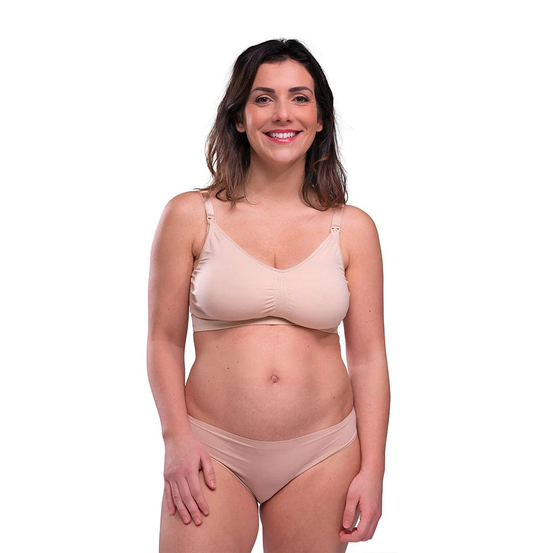 Carriwell Original Maternity + Nursing Bra - Honey - Image 2