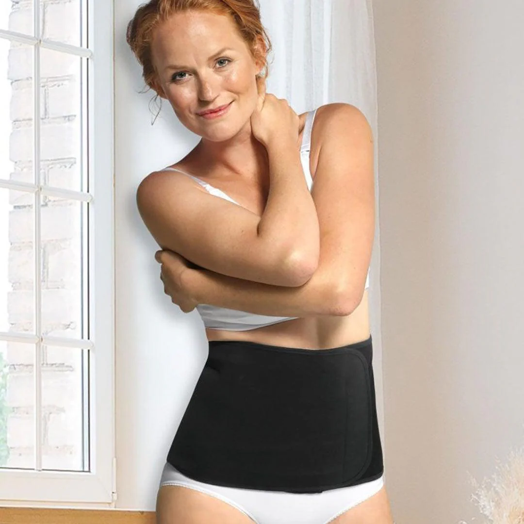 Carriwell Post-Birth Belly Binder - Black - Image 3