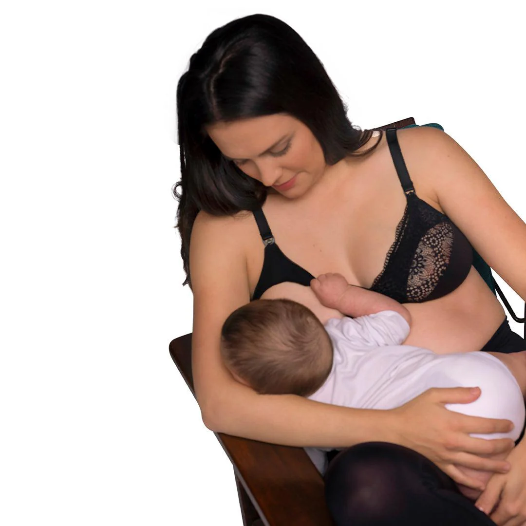 Carriwell Soft As Silk Nursing Bra - Black - Image 5