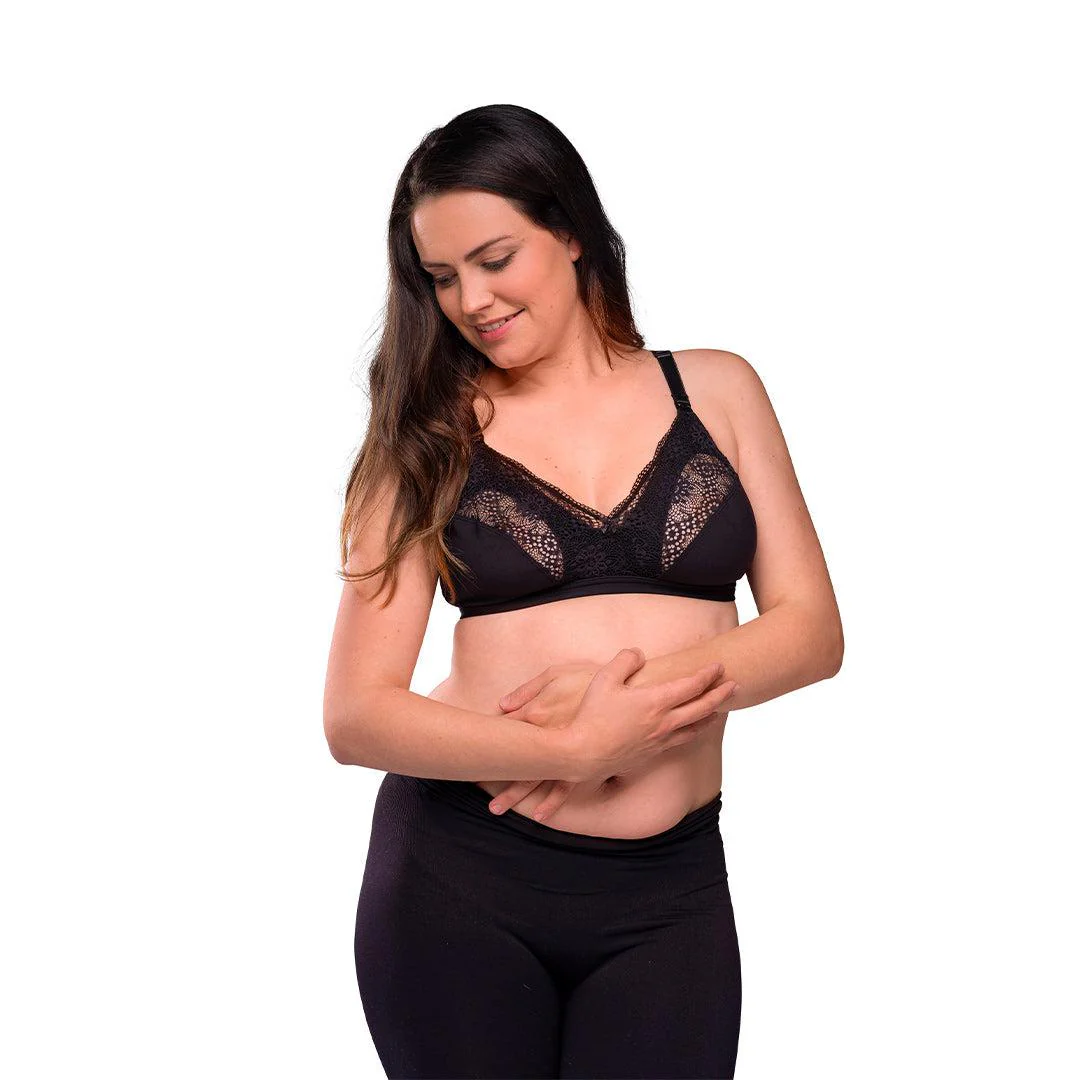 Carriwell Soft As Silk Nursing Bra - Black - Image 8