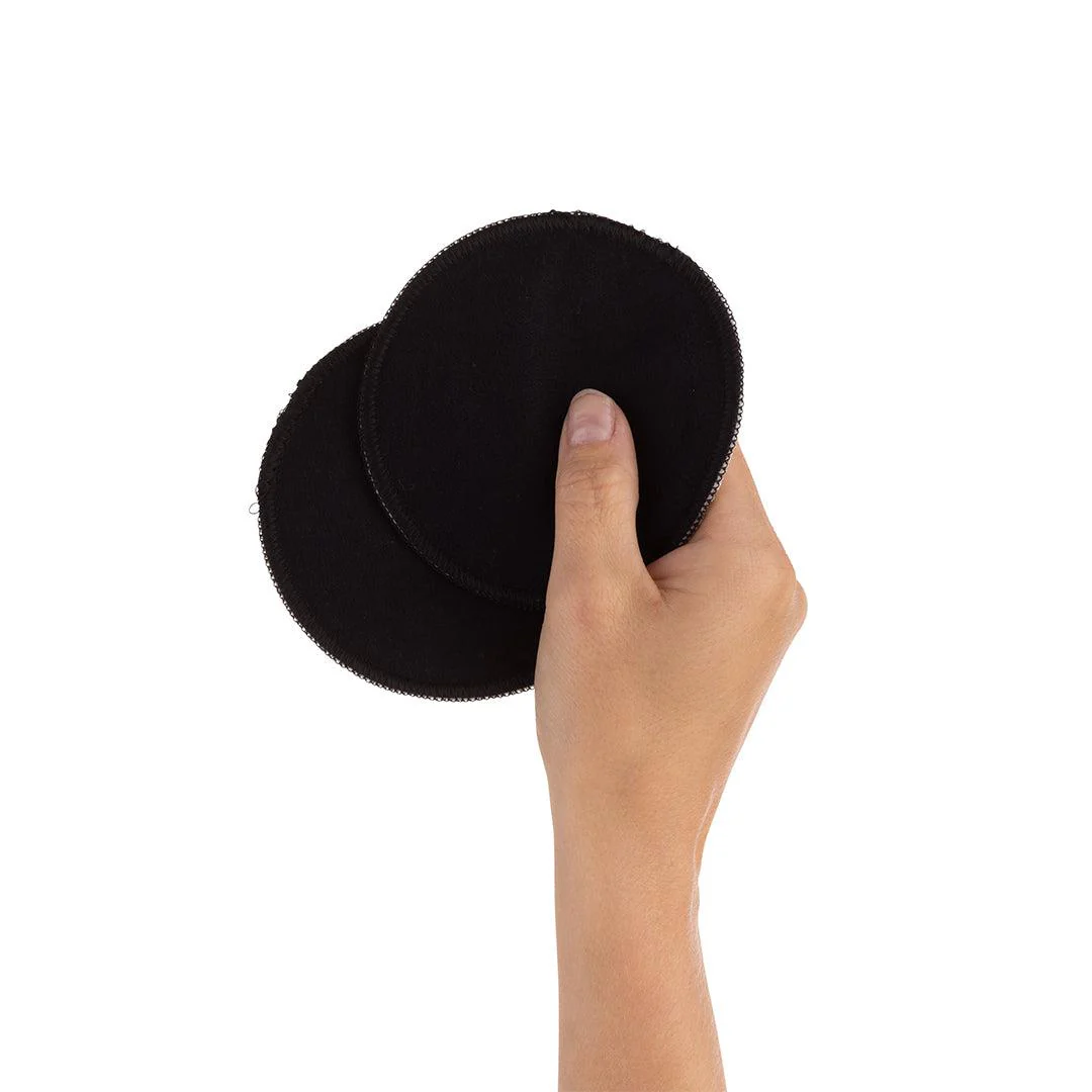 Carriwell Washable Breast Pads - 6 Pack - Black - Image 2