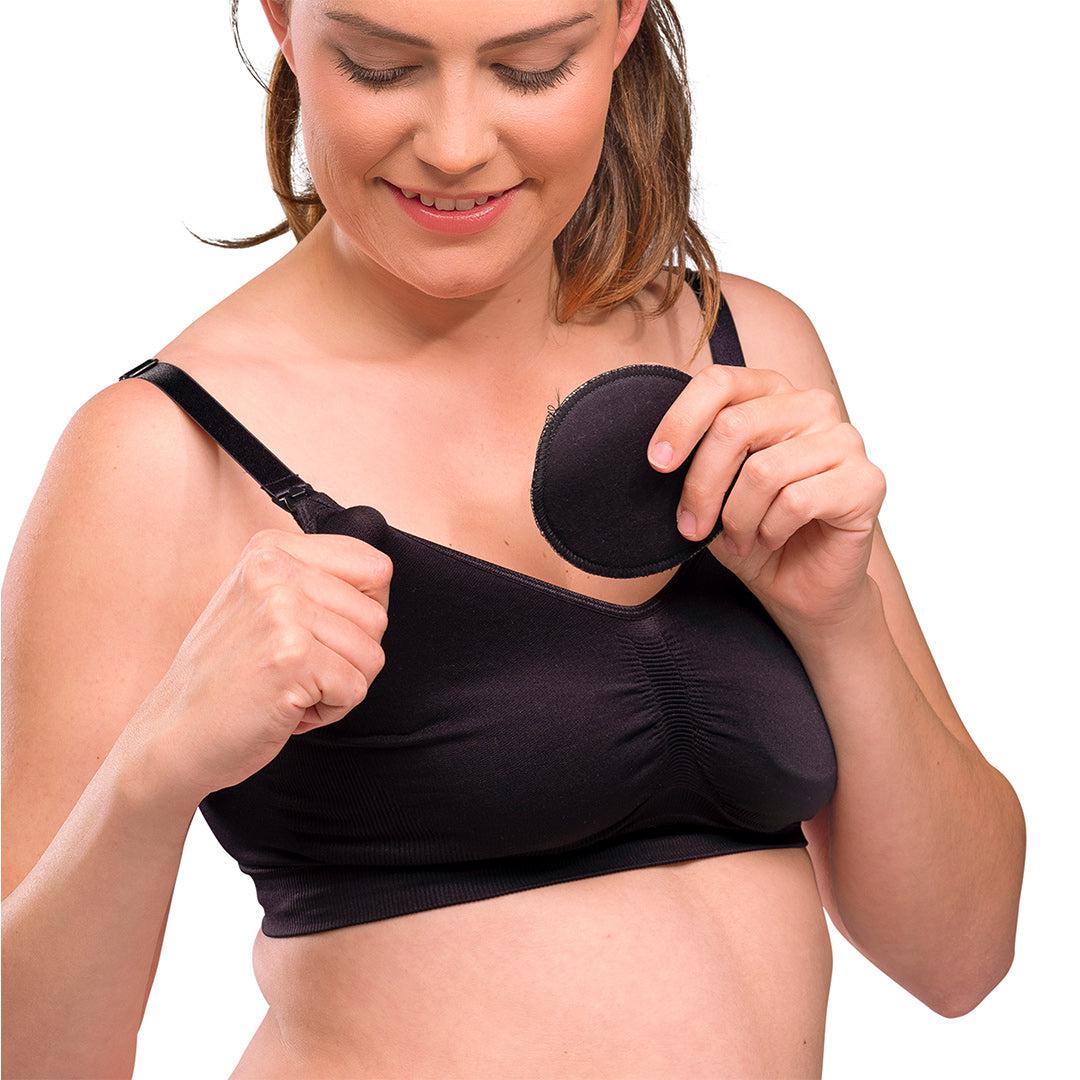Carriwell Washable Breast Pads - 6 Pack - Black - Image 5