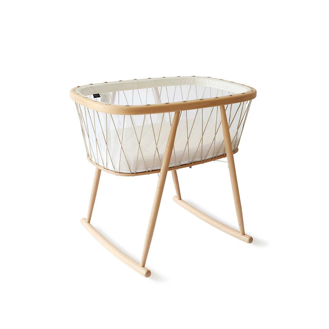 Charlie Crane KUMI Crib + Coco Mattress - Desert - Image 4