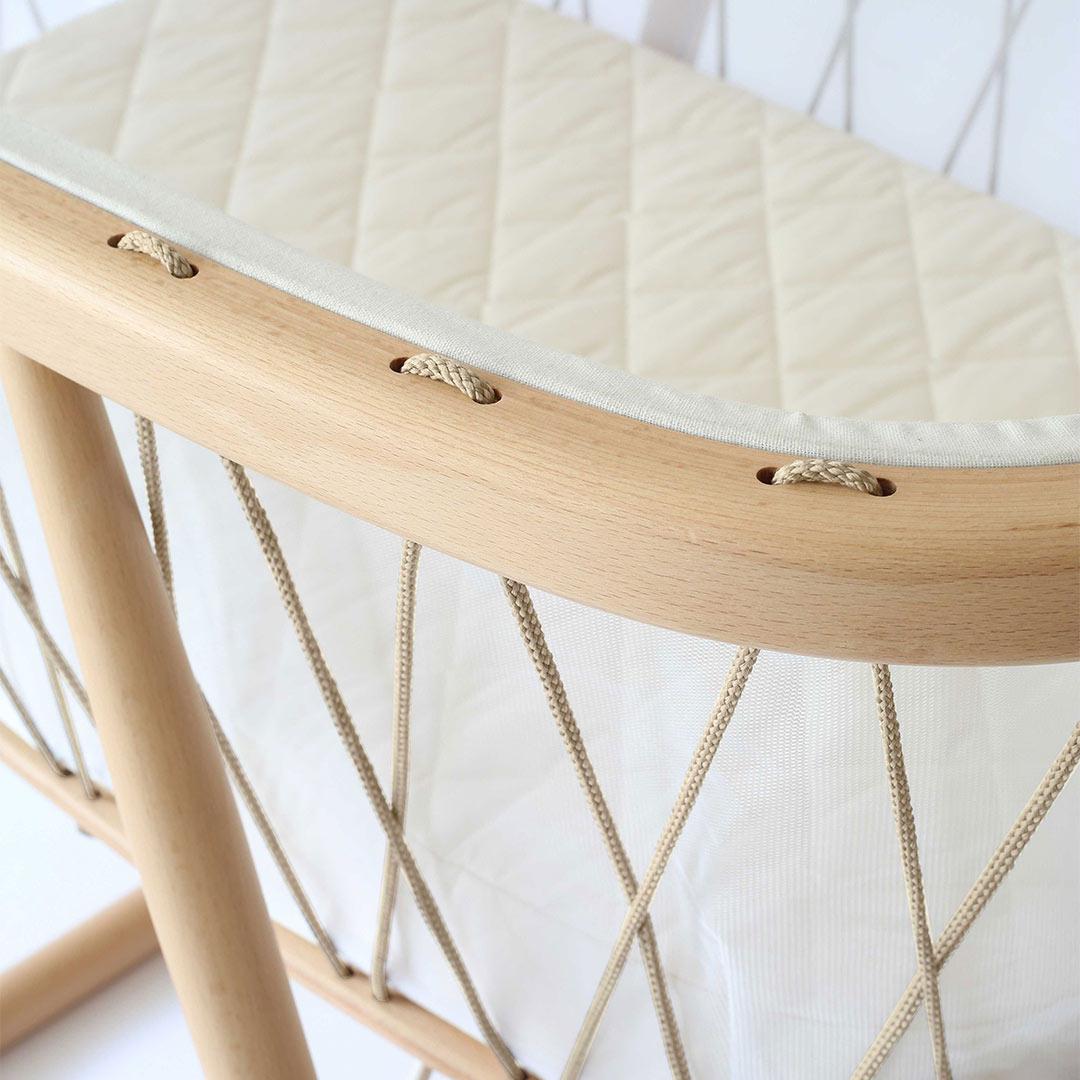 Charlie Crane KUMI Crib + Coco Mattress - Desert - Image 5