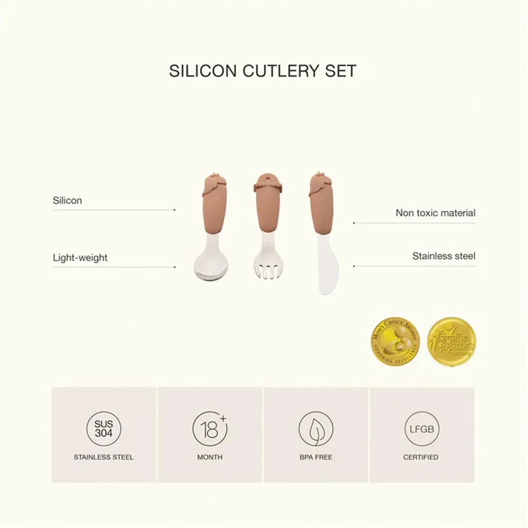 Citron 3 Pcs Kids Cutlery Set - Unicorn - Image 3