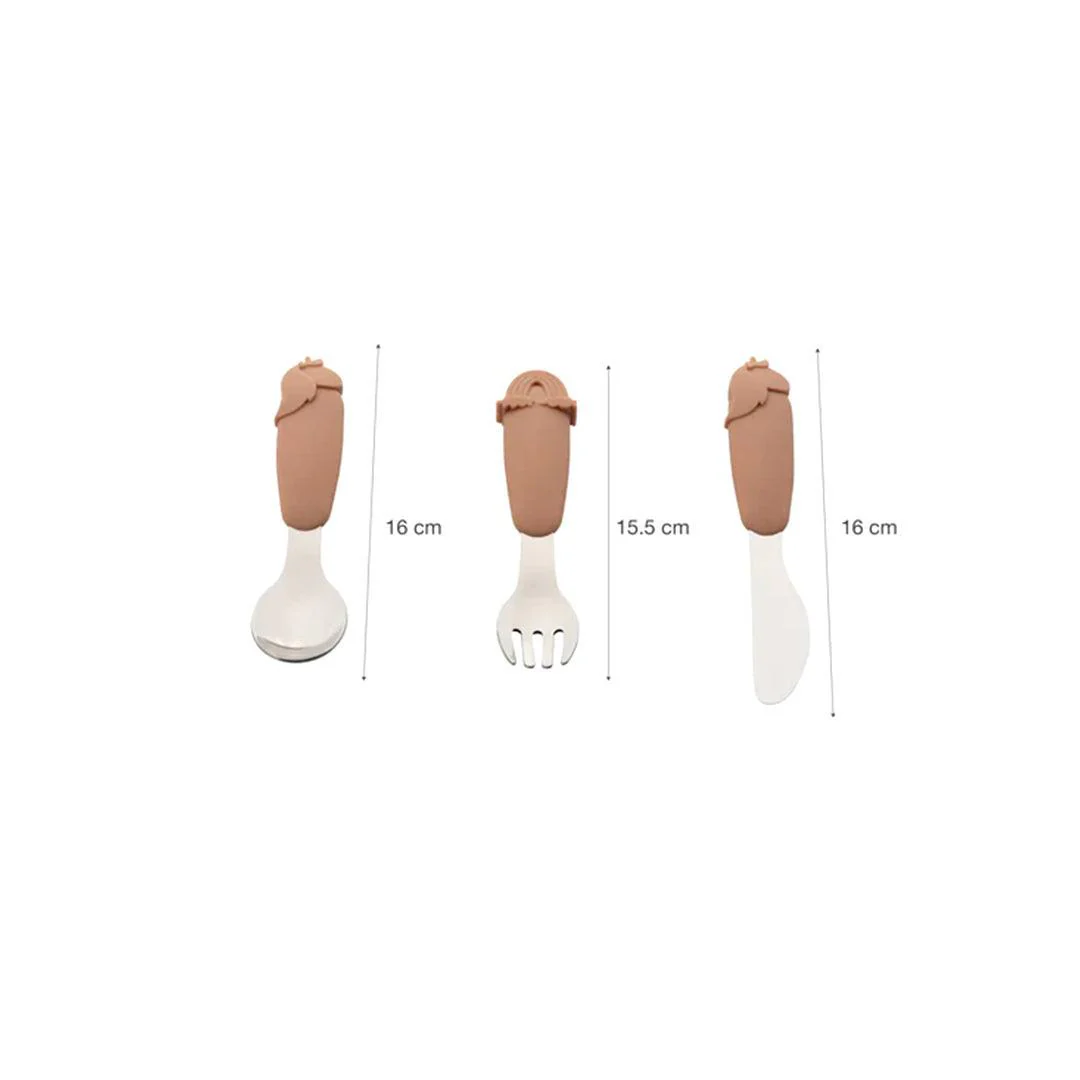 Citron 3 Pcs Kids Cutlery Set - Unicorn - Image 4