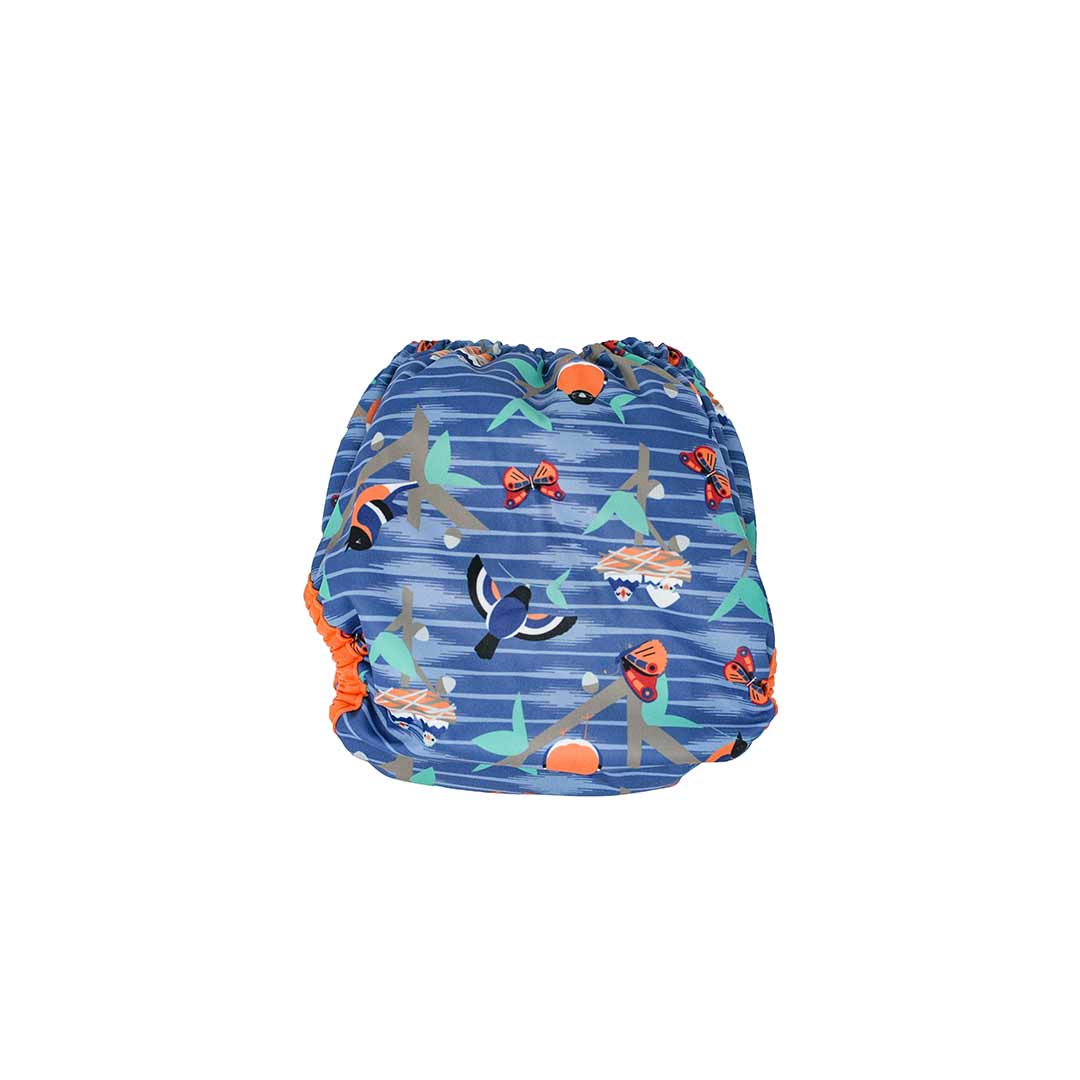Close Single Aplix Nappy Wrap - Twilight Garden - Image 4