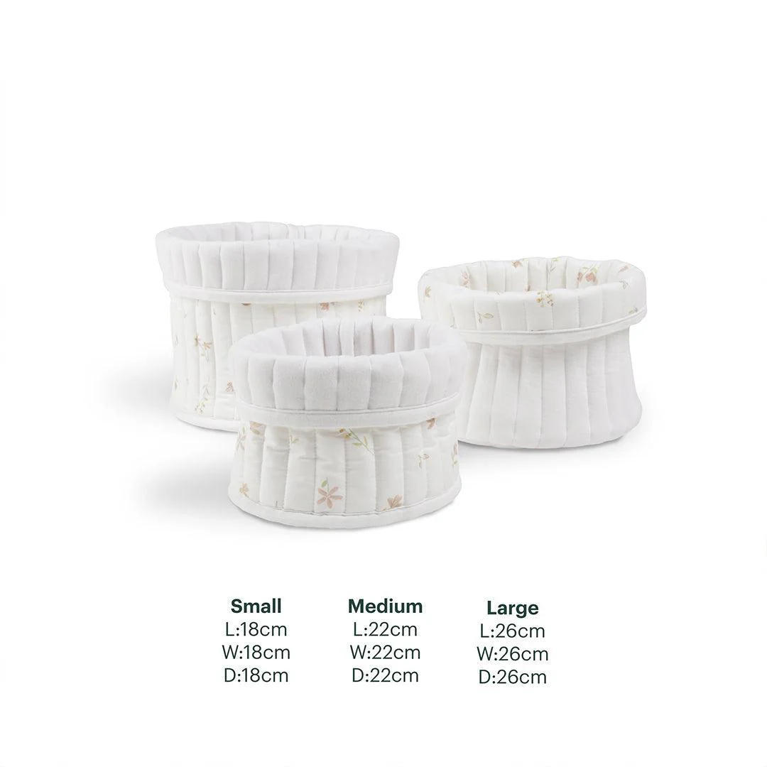 CuddleCo 3pk Storage Baskets - Cashmere Meadow - Image 3