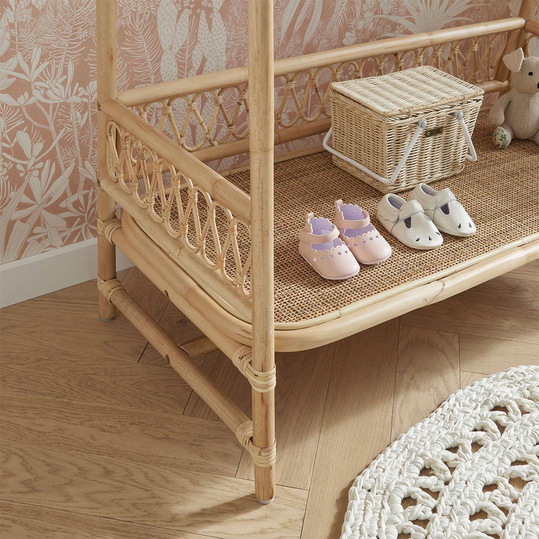 CuddleCo Aria Clothes Rail - Rattan - Image 3