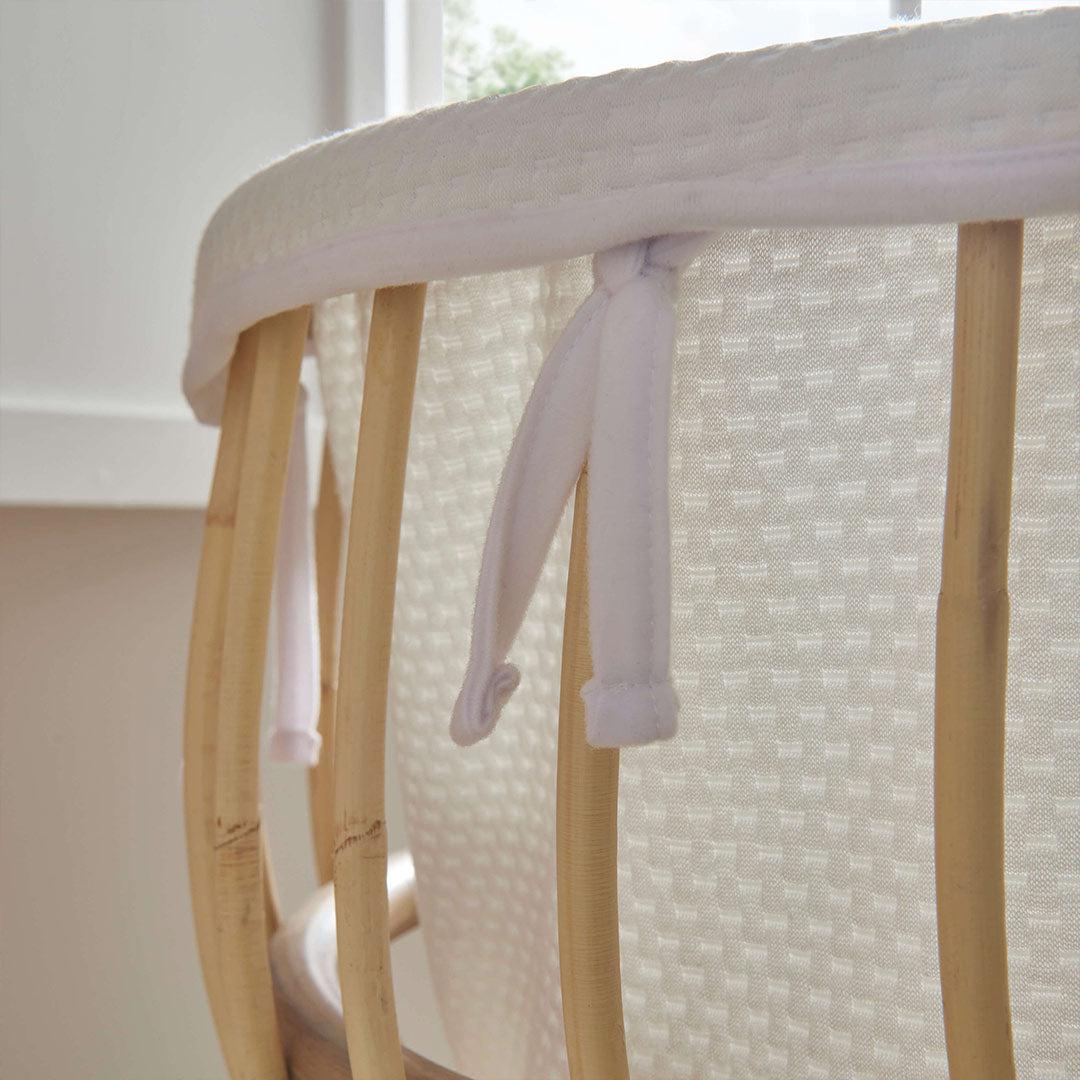 CuddleCo Aria Crib - Rattan - Image 4