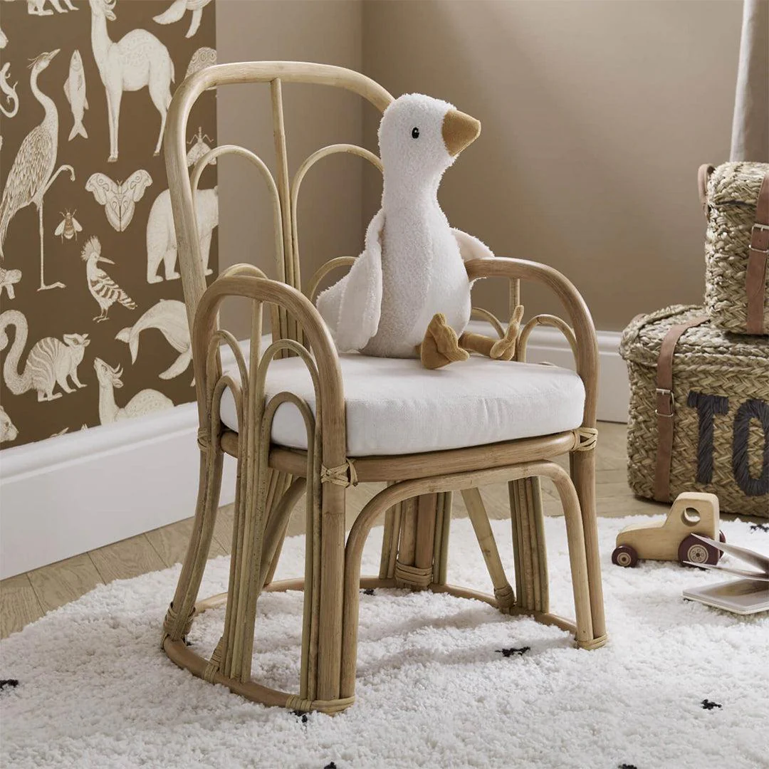 CuddleCo Aria Wave Toddler Chair - Rattan - Image 2