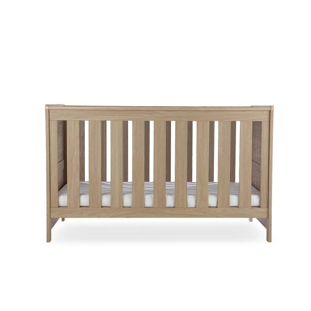 CuddleCo Burford Cot Bed - Oak