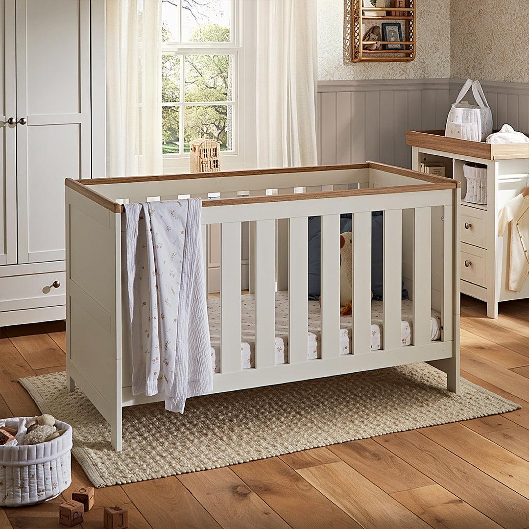 CuddleCo Burford 3pc Set - White/Oak - Image 4