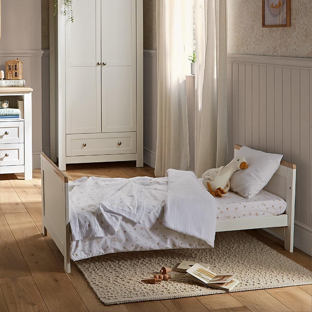 CuddleCo Burford 3pc Set - White/Oak - Image 5