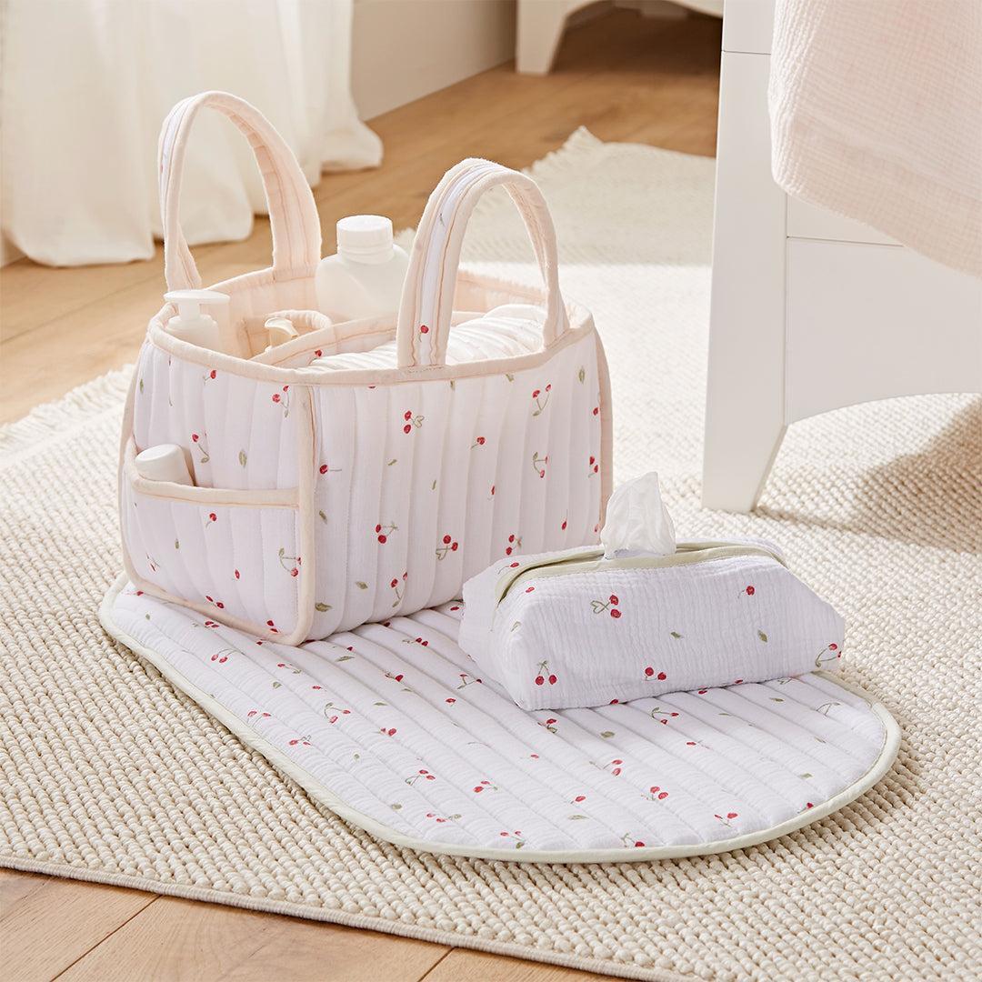 CuddleCo Changing Set - Ditsy Cherry - Image 2