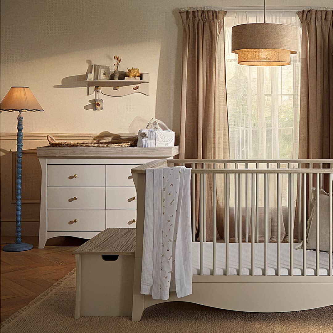 CuddleCo Clara Luxe 2pc Set - Cashmere/Ash - Image 2