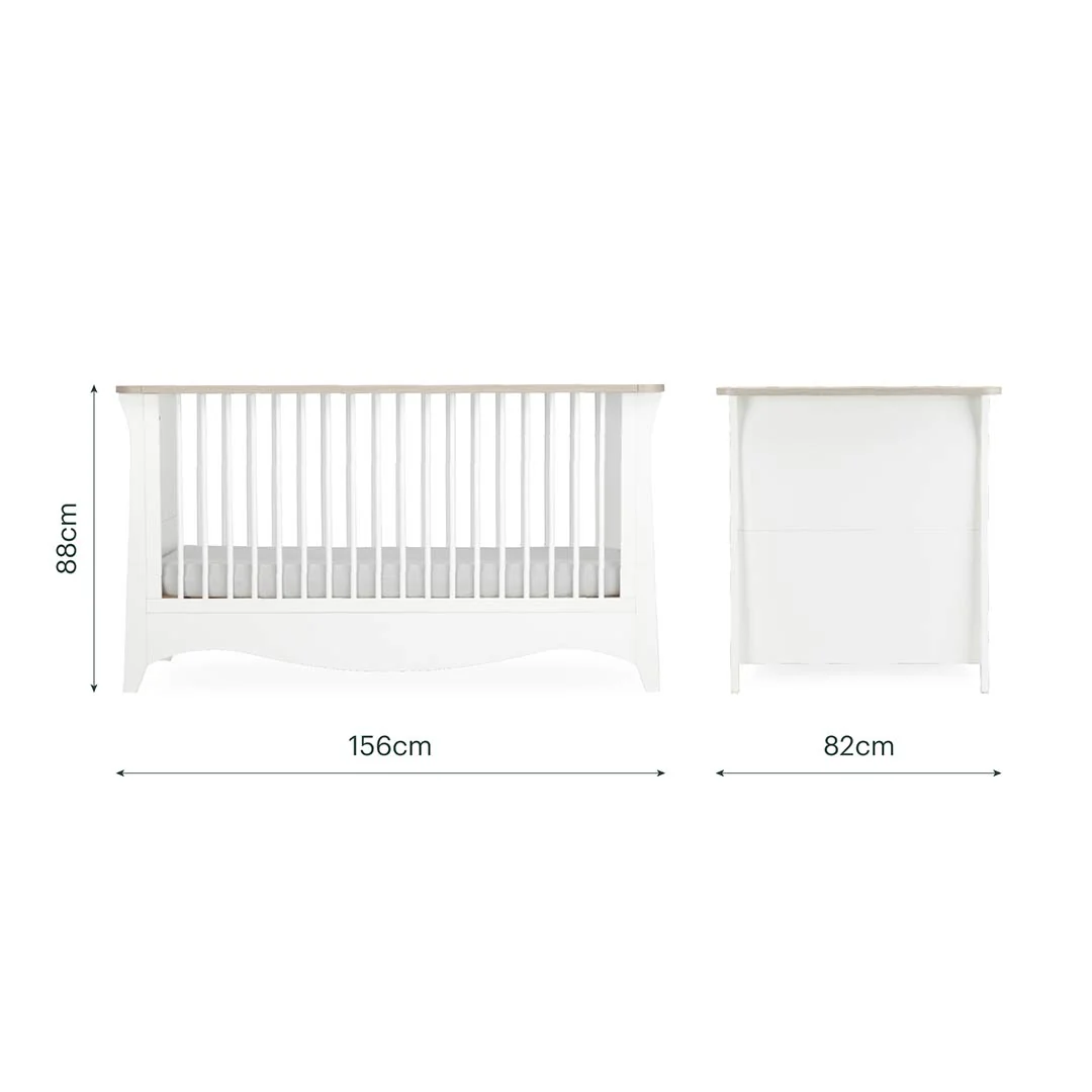 CuddleCo Clara Luxe 2pc Set - White/Ash - Image 6