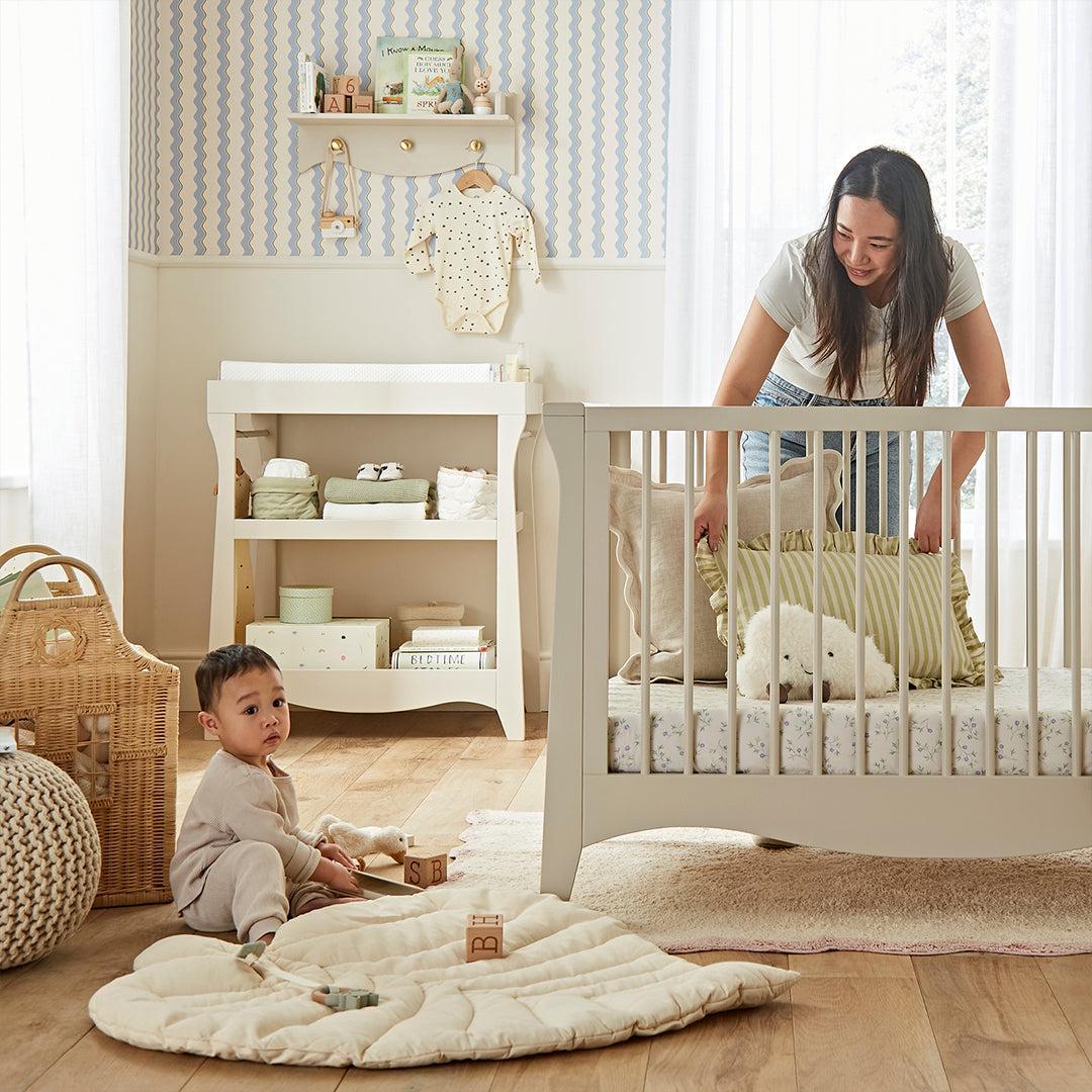 CuddleCo Clara Mini 2 Piece Nursery Furniture Set - Cashmere - Image 3