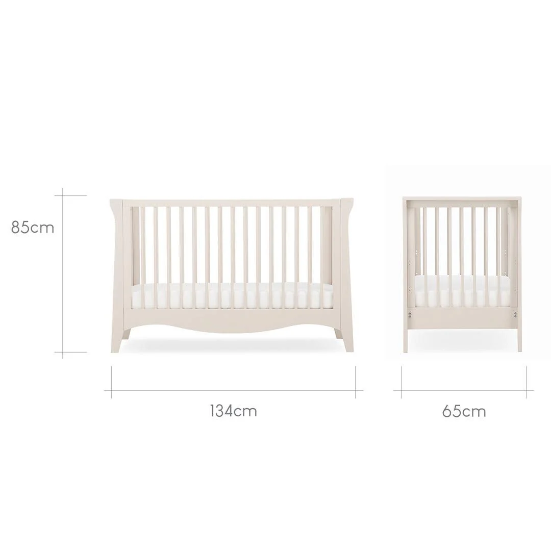 CuddleCo Clara Mini 2 Piece Nursery Furniture Set - Cashmere - Image 7