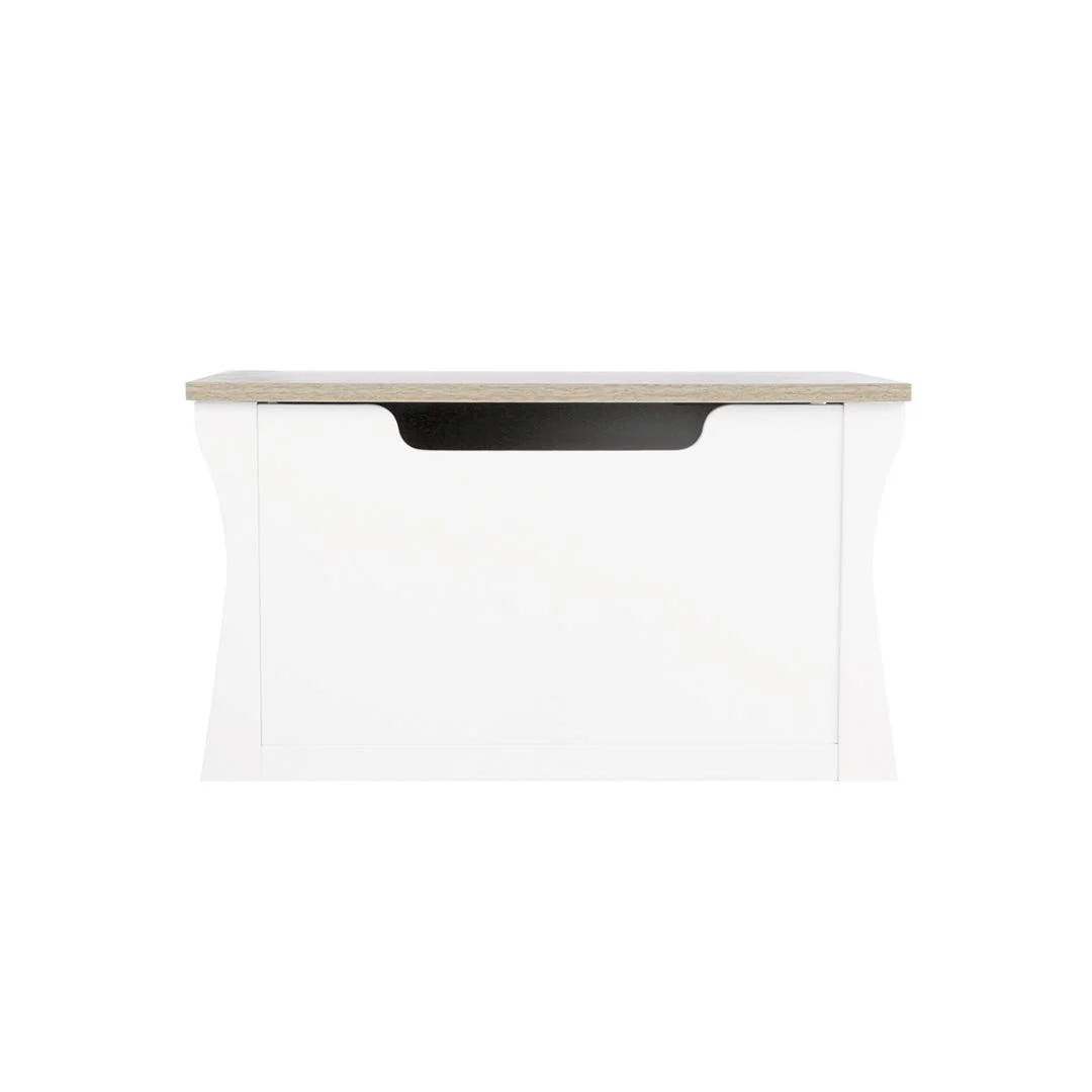 CuddleCo Clara Storage Box - White/Ash