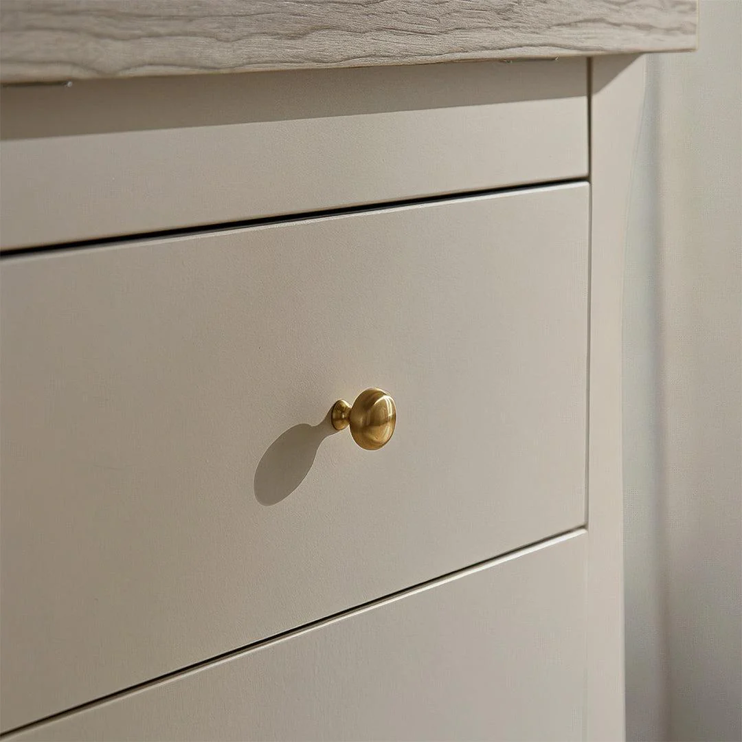 CuddleCo Clara Wide 6 Draw Dresser Changer - Cashmere/Ash - Image 5