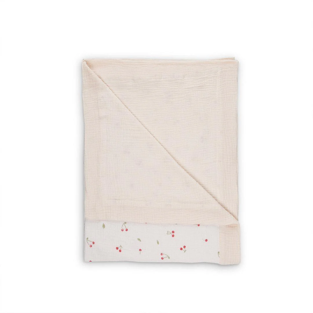 CuddleCo Comforter Blanket - Ditsy Cherry