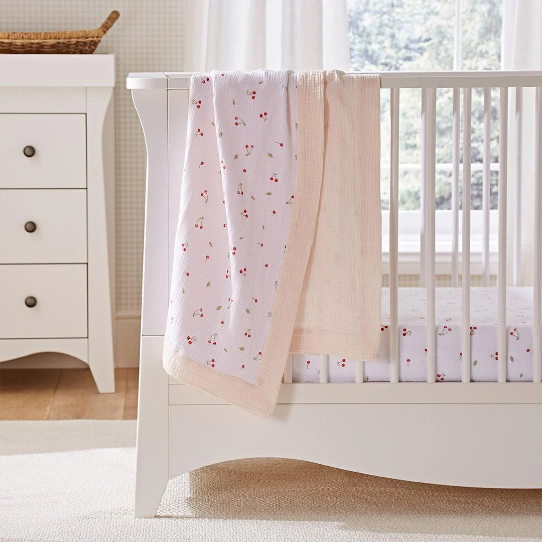 CuddleCo Comforter Blanket - Ditsy Cherry - Image 2