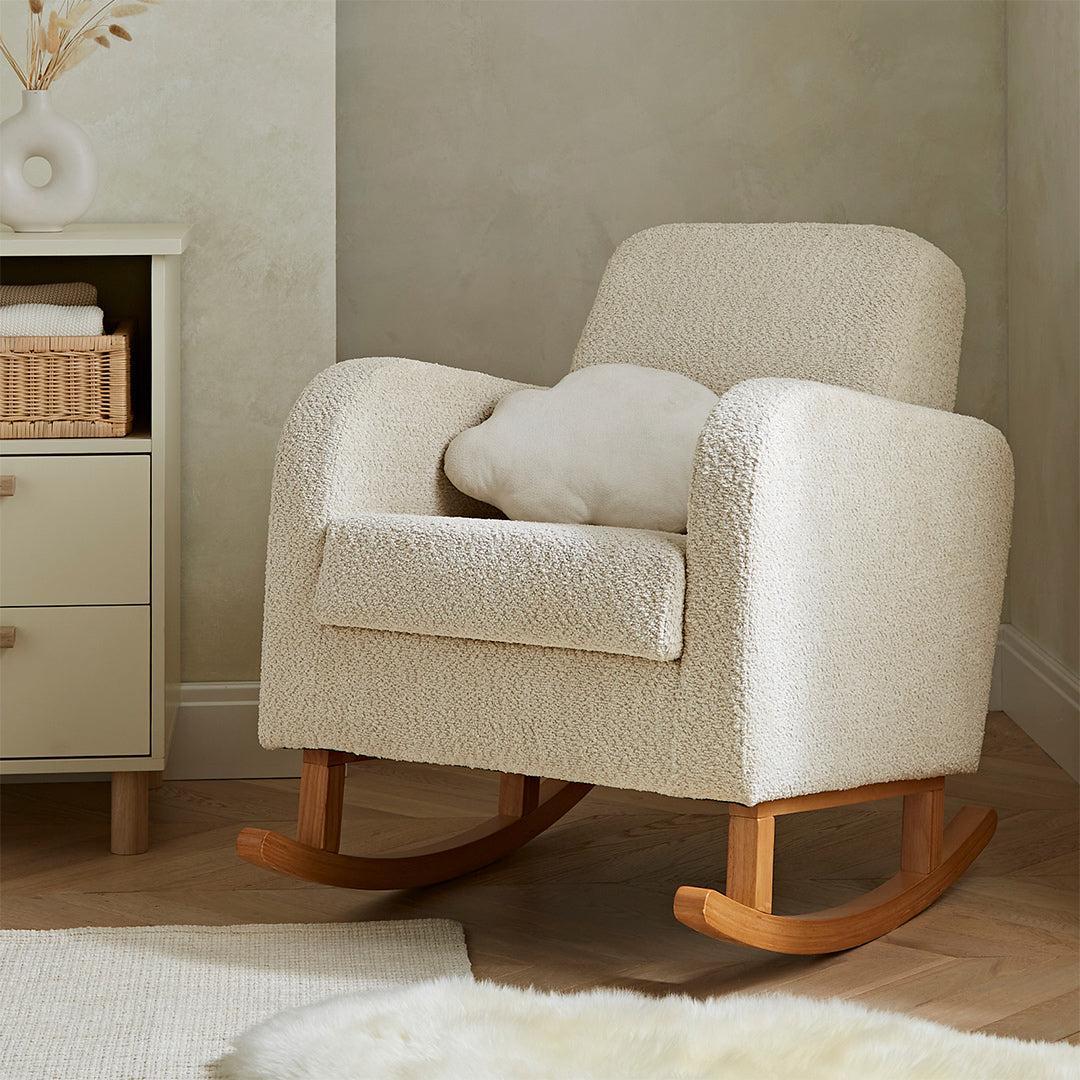 CuddleCo Etta Nursing Chair - Boucle Mushroom - Image 2