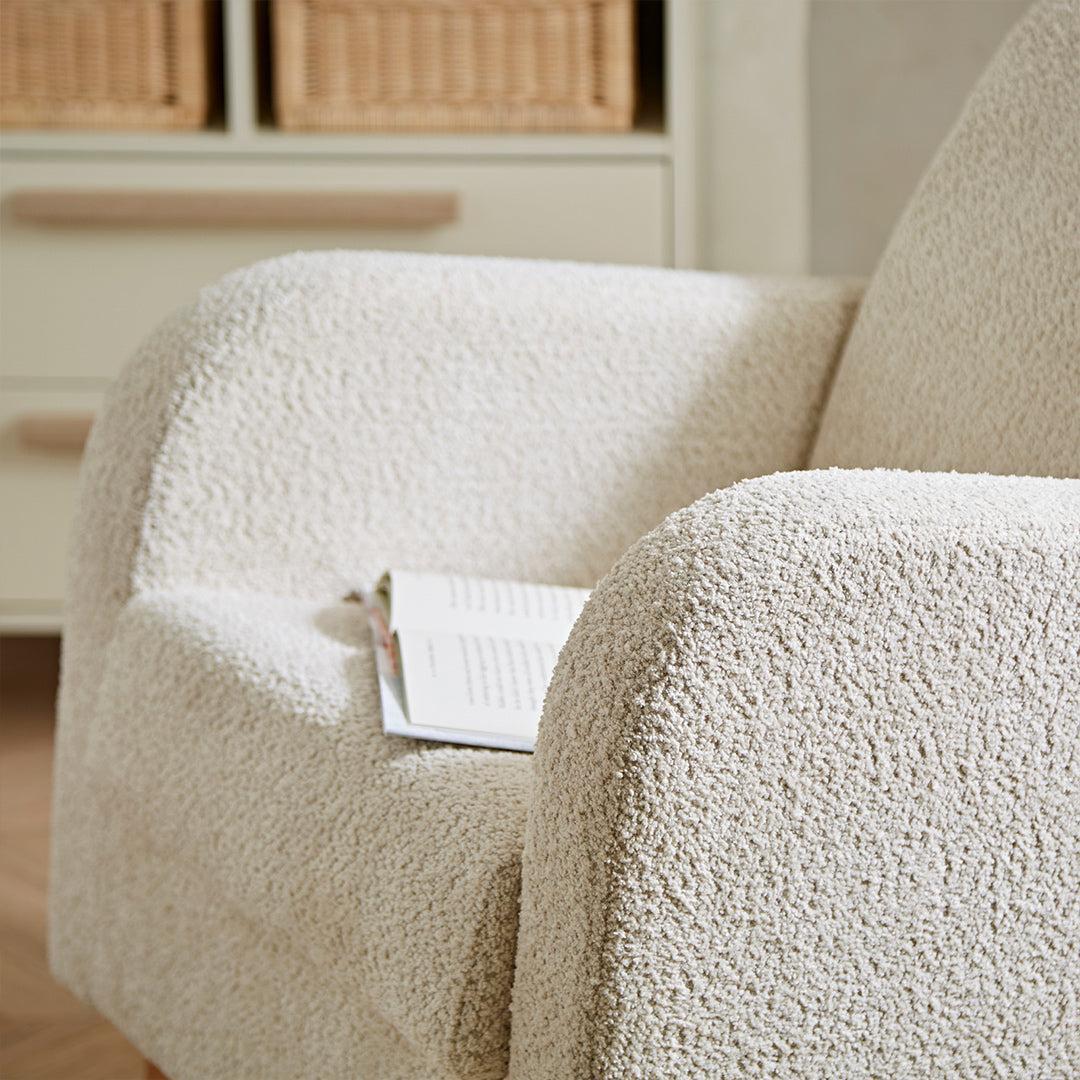 CuddleCo Etta Nursing Chair - Boucle Mushroom - Image 3