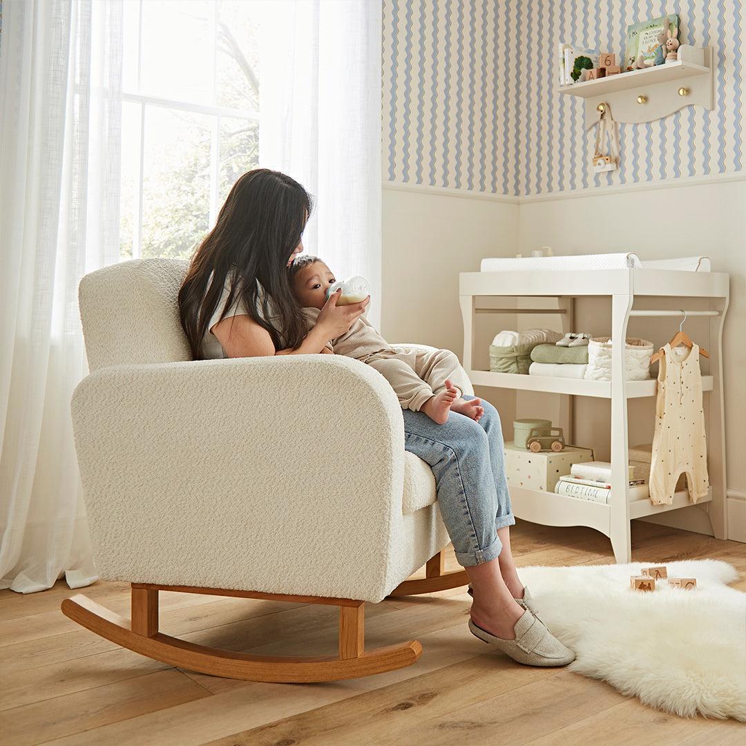 CuddleCo Etta Nursing Chair - Boucle Off White - Image 2