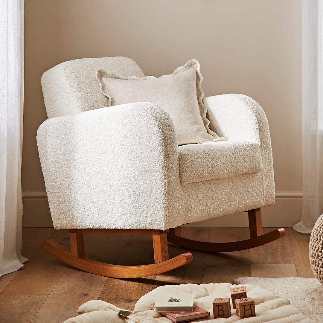 CuddleCo Etta Nursing Chair - Boucle Off White - Image 4